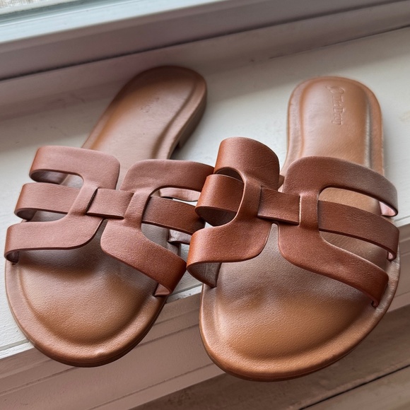 The Drop Shoes - The Drop Women's‎ Monika Sandal, Mocha, 9.5  US